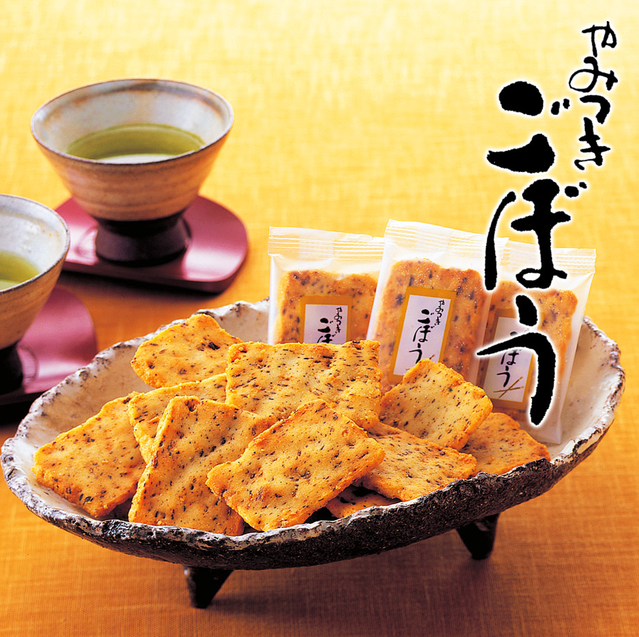 薄燒米菓 牛蒡風味  說明