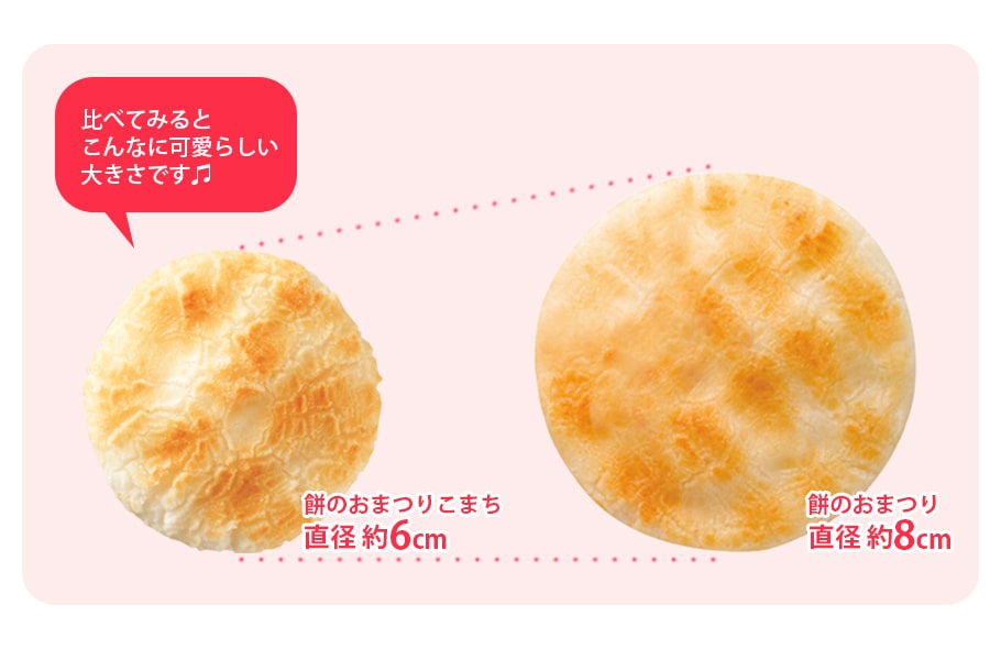 仙貝祭典迷你版 禮盒 16枚入尺寸比較