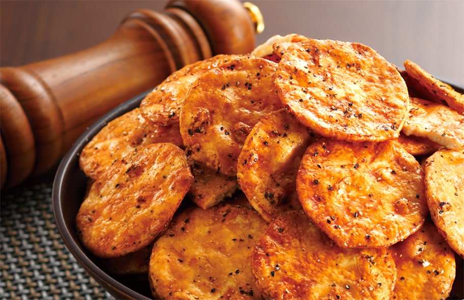 薄燒仙貝 黑胡椒風味說明