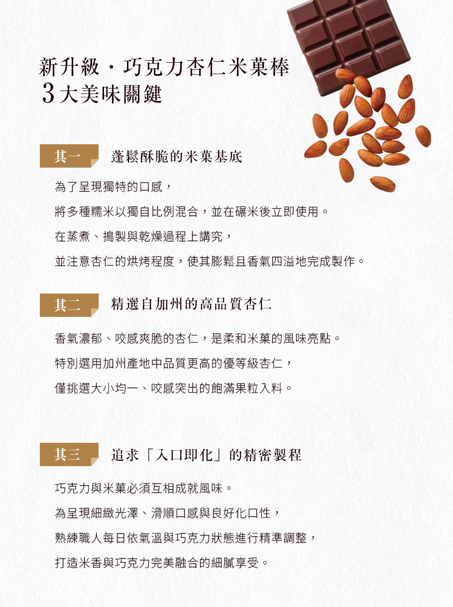 杏仁果米菓棒小禮盒 草莓巧克力風味 商品說明